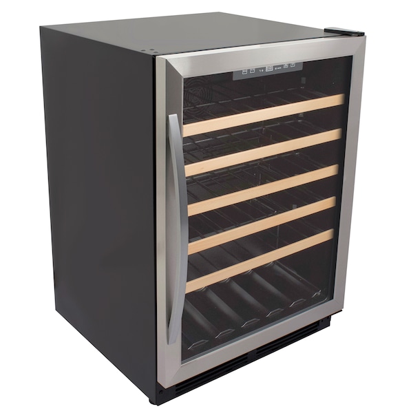 Avanti Avanti 51 Bottle Wine Cooler, Stainless Steel with Black Cabinet WCB52T3S - main